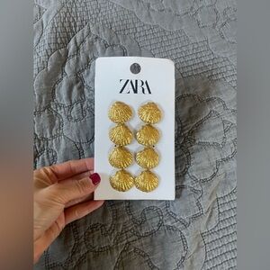 Zara seashells earrings